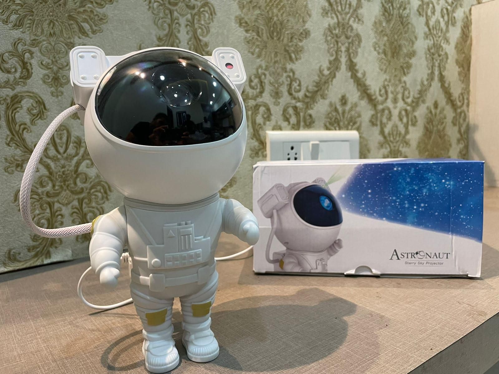 Astronaut Galaxy Projector - 360 Magnetic Head Rotation, Remote Control - NuroHub