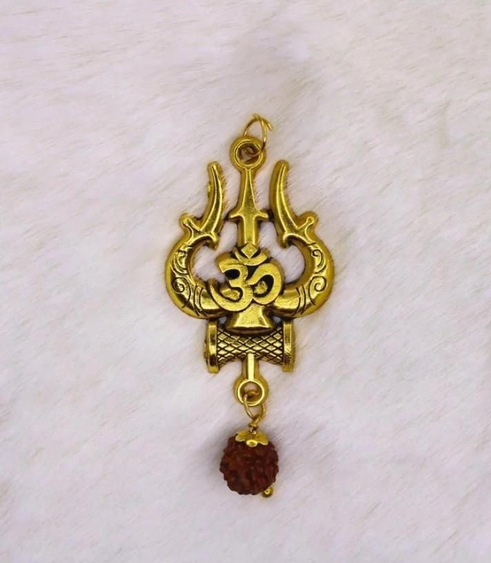 Panchmukhi Rudraksha OM Shiva Trishool Mala - NuroHub