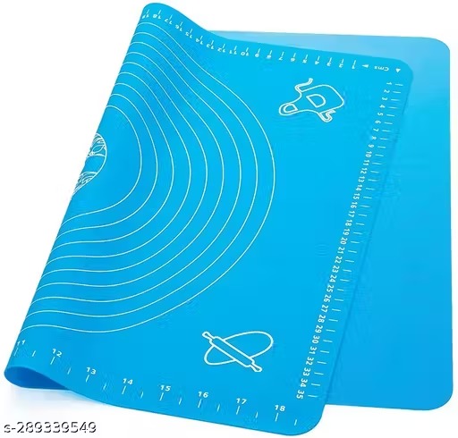 BOQP Silicone Baking Mat (Baking Mat 50 * 40 cm) (Blue)