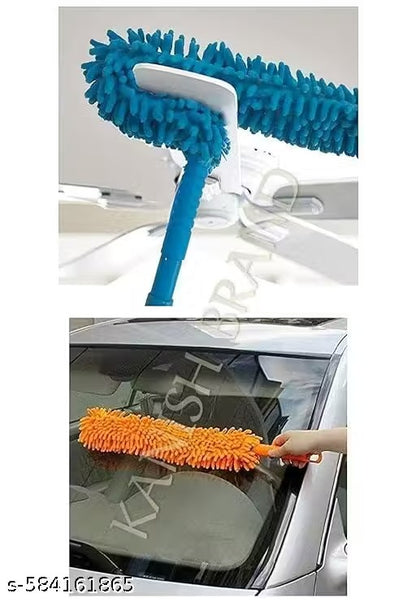 Flexible Feather Magic Microfiber Cleaning Duster Brush with Extendable Rod