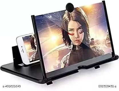Mobile Phone Holder With Video Screen Amplifier