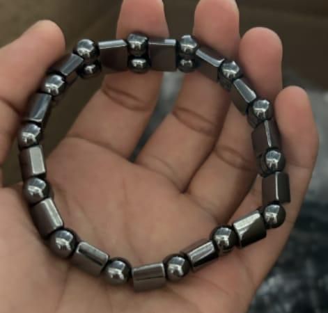Magnetic Sugar Control Bracelet,Unisex Stylish Health Care Magnetic Black Stone Therapy Bracelet - NuroHub