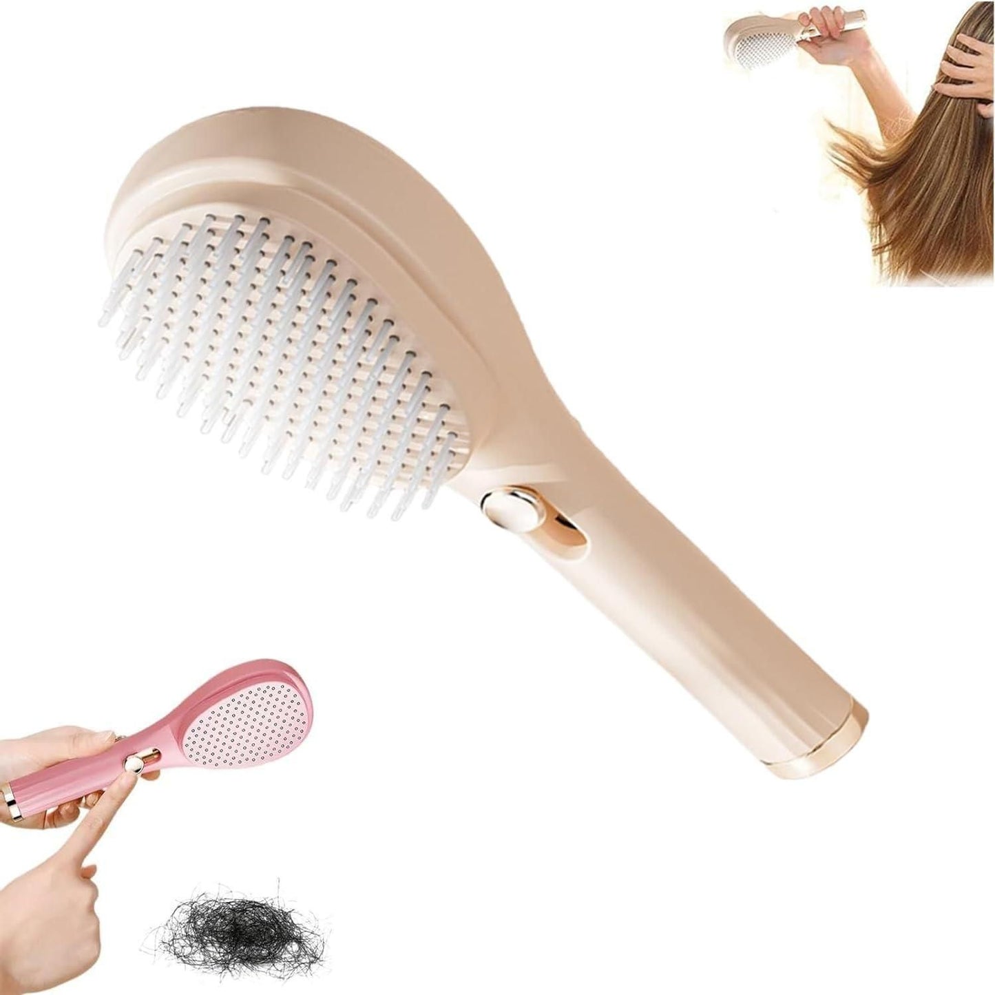 Scalp Massage Comb with Retractable Bristle - NuroHub