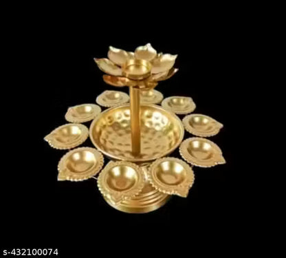 Zs furniture products >> Double layer Urli bowl Handcrafted home decor pooja samagri ganesh decoration saman janmashtami decoration