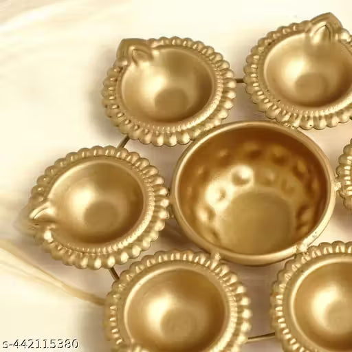 Pack Of 3 Diya Shape Flower Decorative Urli Bowl for Home