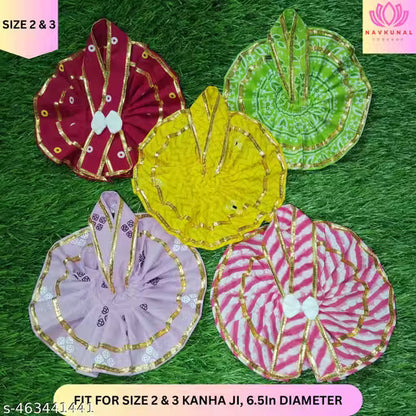 Navkunal Poshaak Laddu Gopal Dress Combo of 5 Pure Cotton