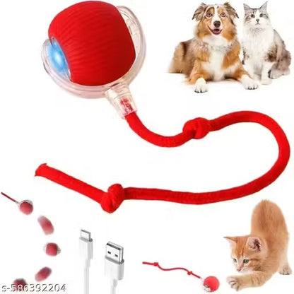 Pet Ball Automatic Toy - Cet/Dog Dancing Toy for Indoor Smart Silicone Rolling Ball