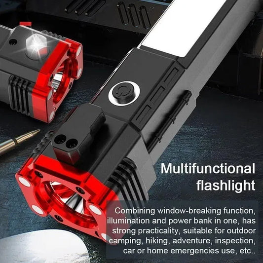8 in 1 Portable Rechargeable Torch LED Flashlight - NuroHub