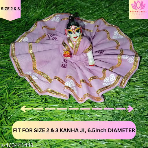 Navkunal Poshaak Laddu Gopal Dress Combo of 5 Pure Cotton