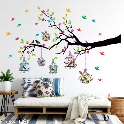DK DECOR Wall Sticker | Decorative Wall Sticker for Living Room, Bedroom, Office, Hall and Home Decor