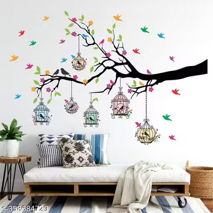 DK DECOR Wall Sticker | Decorative Wall Sticker for Living Room, Bedroom, Office, Hall and Home Decor