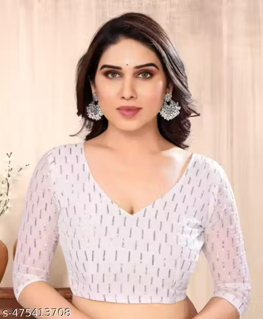 Gullak Women Fashion Georgette Diamomd Work Saree for Women