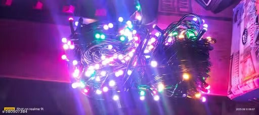 Real Essentials 50 Meter Led String Serial Light, Diwali Ladi Light, Light