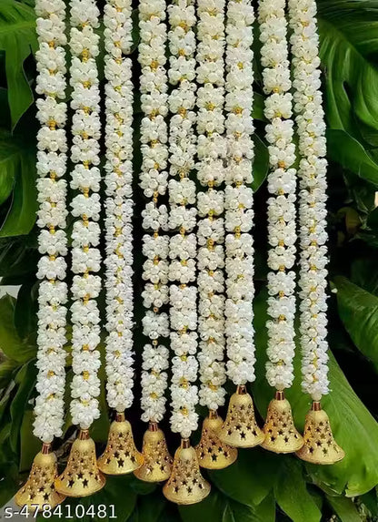 Handmade Decorative Mogra Bell Fluffy Artificial Creeper Bail Garland