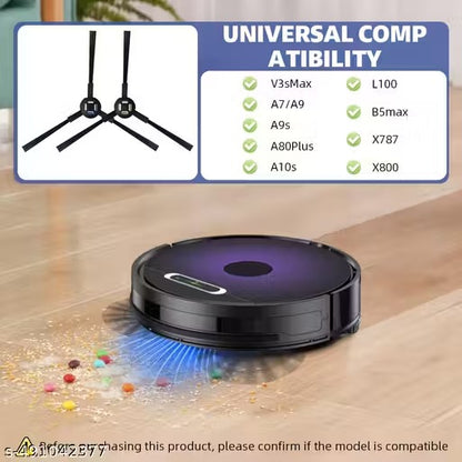 4Pcs Side Brushes for I*Life Robot Vacuum Cleaner V3s Max A7 A9 A10s L100 B5max X800