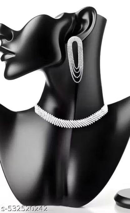 Fancy Tiara Necklace Choker -for women & girls