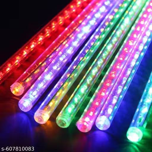 Rain Drop LED Meteor Shower 192 LEDs 8 Tubes (11.8")