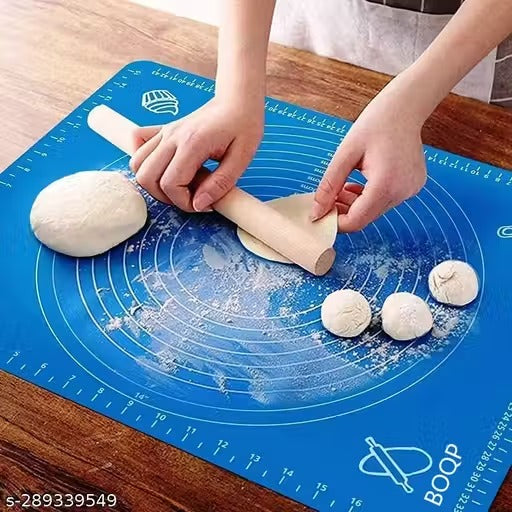 BOQP Silicone Baking Mat (Baking Mat 50 * 40 cm) (Blue)