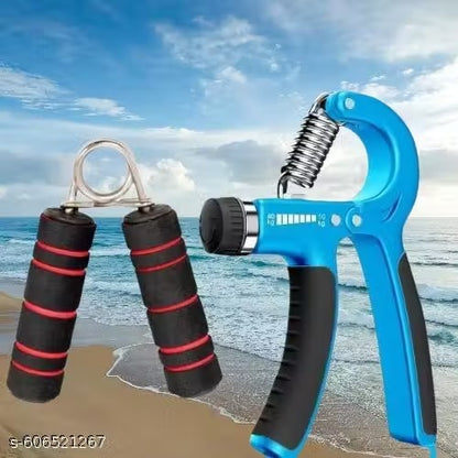 COMBO V-shaped grip and Hand Grip Strengthener with Foam Handle, V-Shape Hand Gripper