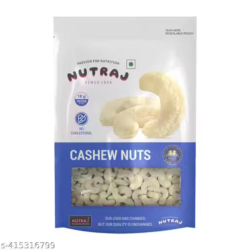 Nutraj Whole Cashew Nuts 200g