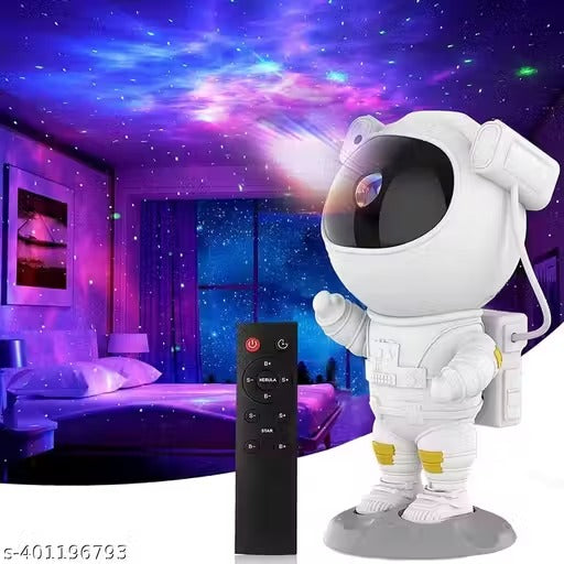 Astronaut Galaxy Projector - 360 Magnetic Head Rotation, Remote Control