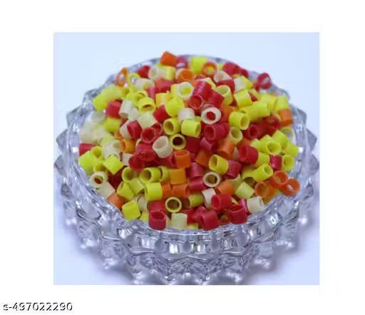 Quality bazar Combo of Golden/ Colourful / Rings / Pipes Fingers fryums Papad Ready to Fry 400 GM