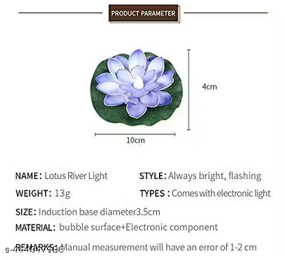 6 Pice Lotus Flowers Sensor Led Tea Light