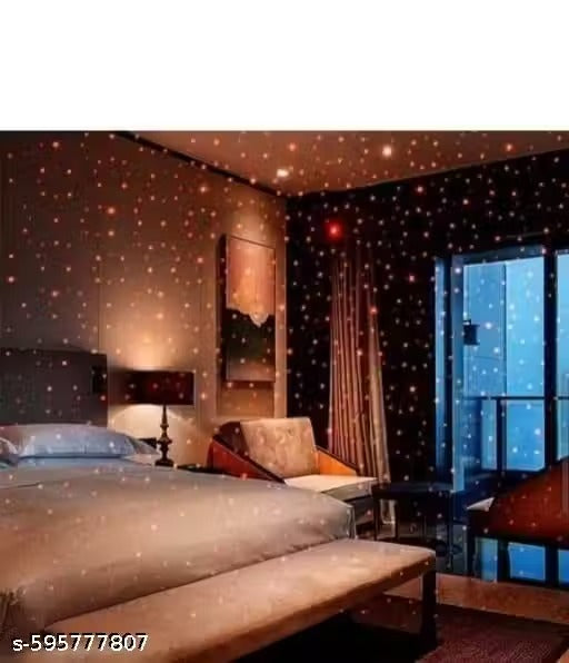 Auto Roof Star Projector Lights, USB Portable Adjustable Flexible Interior Car Red Night Lamp