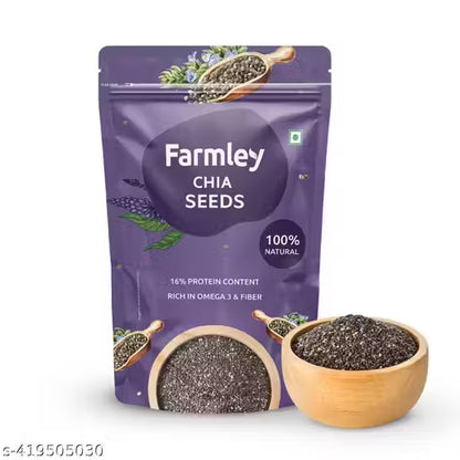 Farmley Chia Seeds I 400g (200g Each) I Chia seeds for weight loss (Pack of 2)