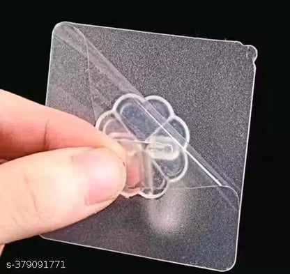 New Walls Hooks &amp; Wall Hanger Without Drilling, Adhesive Wall Transparent Hooks