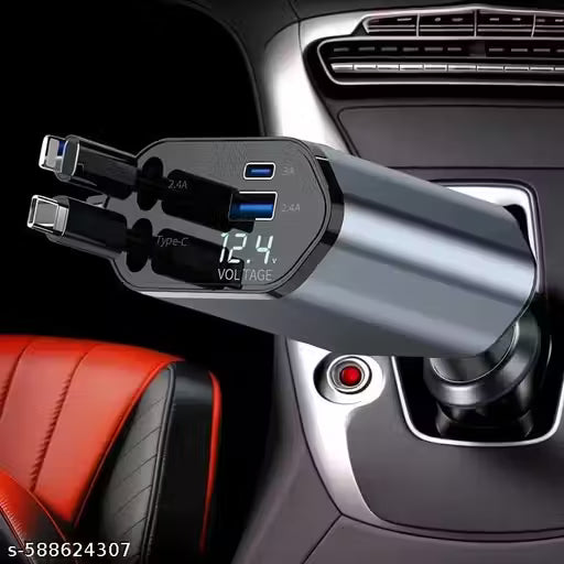 4-in-1 Retractable Car Charger |