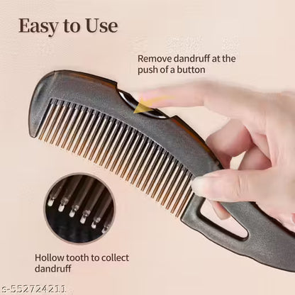 Dandruff Comb - Multi-Function Hair Comb – 45° Angle Dandruff Remover, Scalp Massager, Lice Removal Comb, Dandruff Comb &amp; Massage Brush for Healthy Scalp &amp; Dandruff Remover Comb