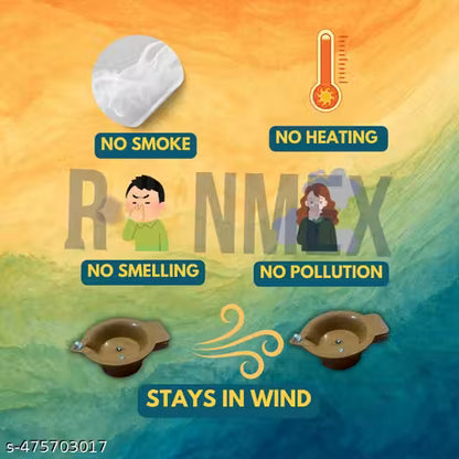 PACK OF 12 PCS WATER LED SENSOR DIYA