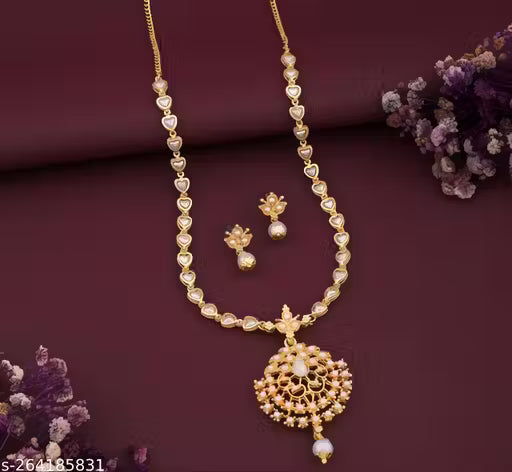 Diva Fancy Diamond Gold-Plated Finish Jewellery Set (pack of 2)