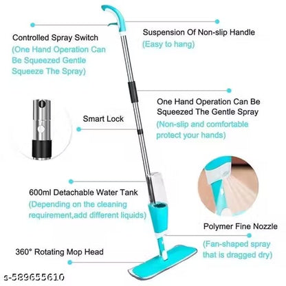 K2C Microfiber 360 Degree Cleaning Healthy Spray Mop