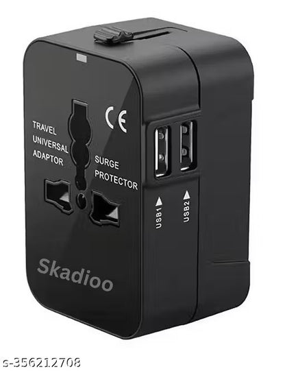 SKADIOO Universal Travel Adapter, International All in One Worldwide Travel Adapter
