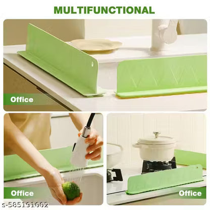 Sink Splash Guard, Sink Splash Guard in Kitchen, Silicone Sink Edge Protector Splash
