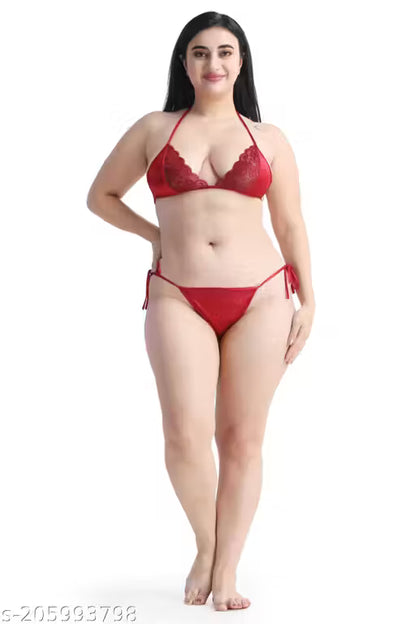 Women's nighties 6 pic nighty with Robe nicker-top Bikini soft/Comfortable all night Sleepwear