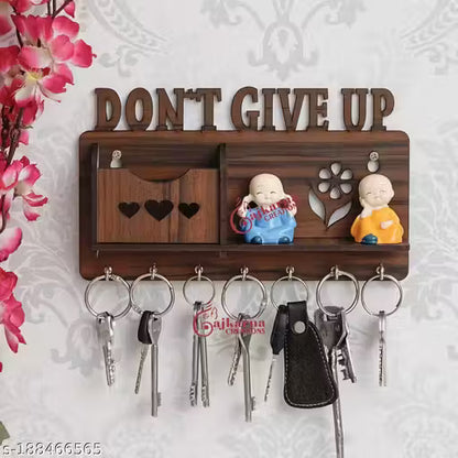 Gajkarna Creations Beautiful key Holder For Wall Dont Give Up Design Key Holders