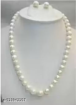 SINGLE AND DUAL LINE PEARL MALA SET / Pearl Necklace / Pearl Neckpeice