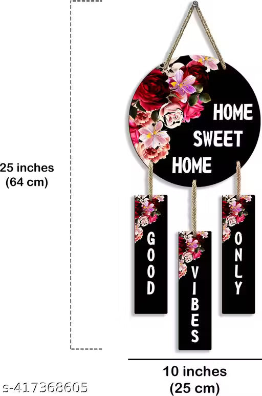 Meera art &amp; Craft Sweet Home Wooden Wall Hanging ,Wall Décor,Home Decor,Room Decor and Office Decor