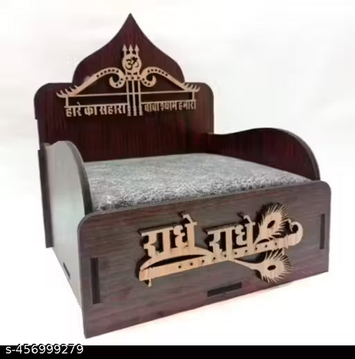 Laddu Gopal ji. Bed and singhasan wooden bed new bad sofa bad Radhe Krishna bed Pooja mandir bed home temple