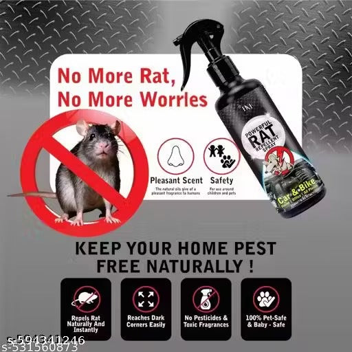 🐭 PADAM NETRA Herbal Rat Repellent Spray – Eco-Friendly | Pack of 1