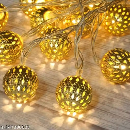Moroccan Ball 11ft 14 LED Fairy String Light, Diwali Lights for Decoration for Home