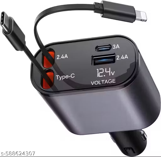4-in-1 Retractable Car Charger |