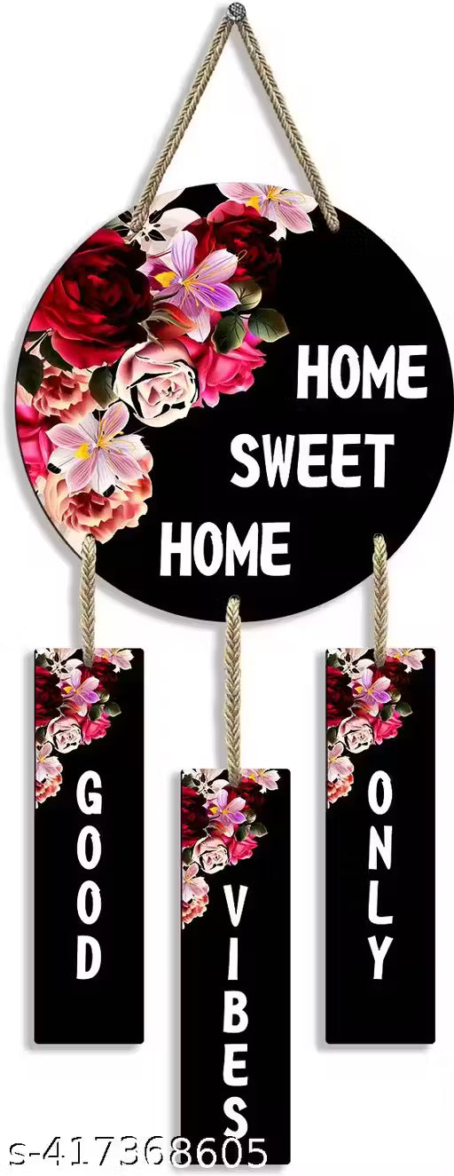 Meera art &amp; Craft Sweet Home Wooden Wall Hanging ,Wall Décor,Home Decor,Room Decor and Office Decor