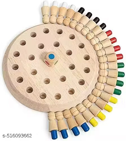 🧩 Memory Chess – Wooden Memory Match Stick Board Game 🎲