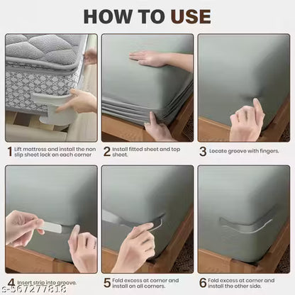 Bed Sheet Anti-Slip Device for All Mattresses
