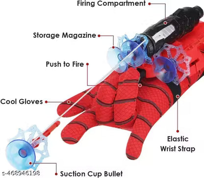 Spider Web Shooters Toy Hero Launcher Wrist Toy Set Spider-Man Web Shooters