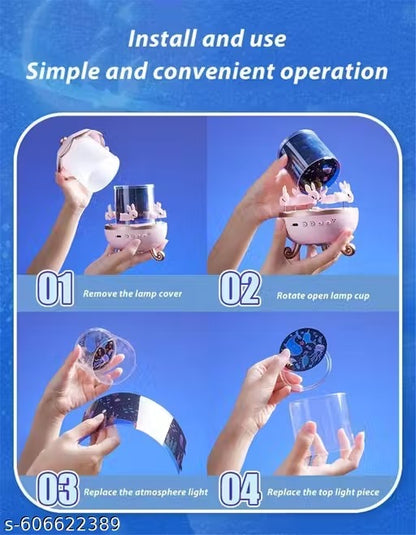 Bunny Carousel Night Light Projector